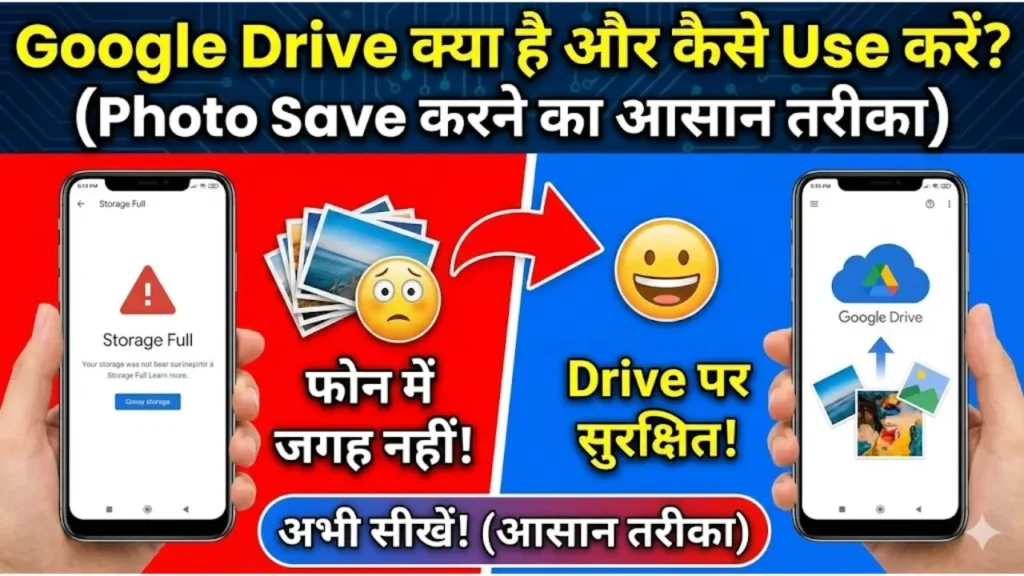 Google Drive क्या है और कैसे Use करें (Photo Save करने का आसान तरीका)