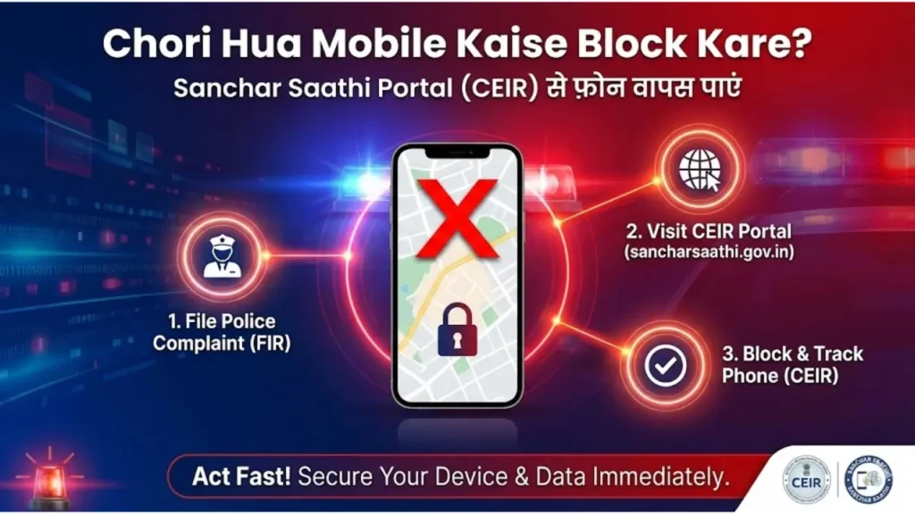 Chori Hua Mobile Kaise Block Kare